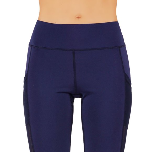 Yoga Pants Full Lenght Leggings Sides Pockets - Picture 4 of 4